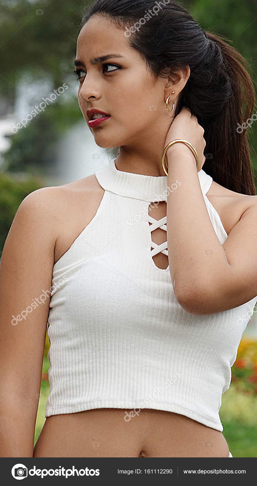 A Slender Teen Girl Stock Image A Slender Teen Girl Stock Image