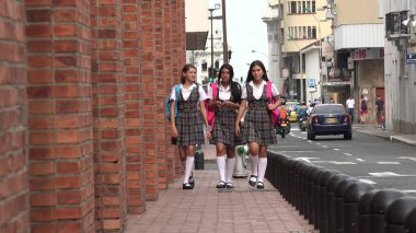 İç şehir lise öğrencileri