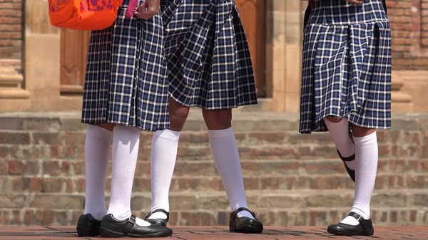 Escola Católica meninas — Fotografia de Stock