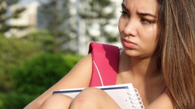 İspanyol kız öğrenci