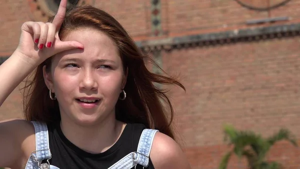 Girl Bullying Teasing — Stock Photo, Image