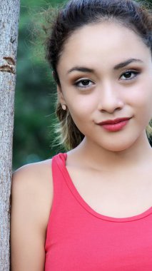 sevimli çekici Bayan