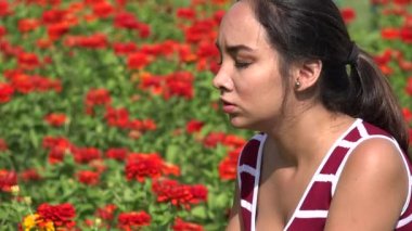 Genç İspanyol kadın Teen vurguladı