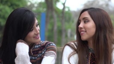 Konuşan İspanyol kadın arkadaşlar