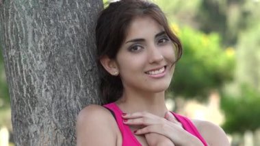 Aşık romantik İspanyol kadın