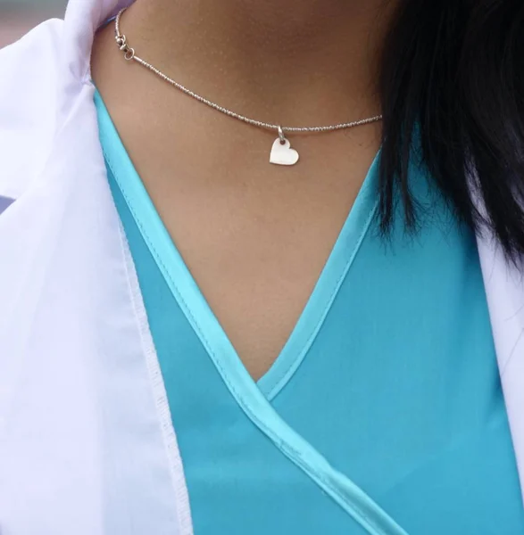 Female Nurse Scrubs — Stock Photo, Image