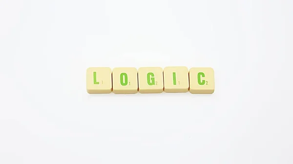 Letter Tile Word Logic — Stock Photo, Image