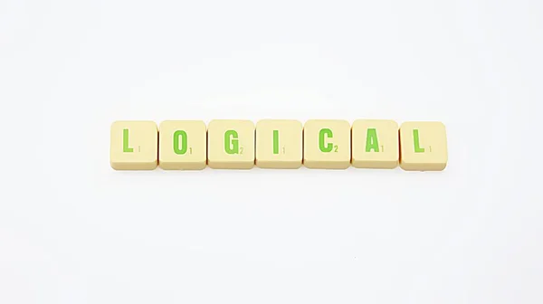 Liter słowo logiczne — Zdjęcie stockowe