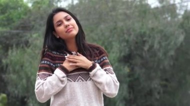 Duygusal kadın Teen