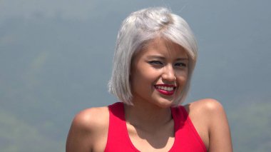 genç ve güzel kadın