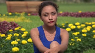 Yalnız mutsuz İspanyol kadın