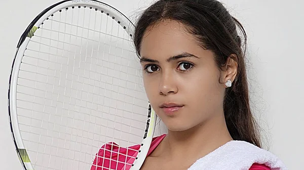 Tenis ve kadın genç