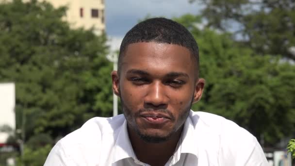 행복 한 흑인 남자 이야기 — 비디오