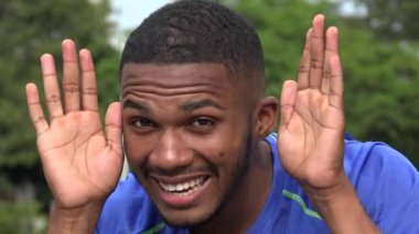 Siyah erkek atlet CE