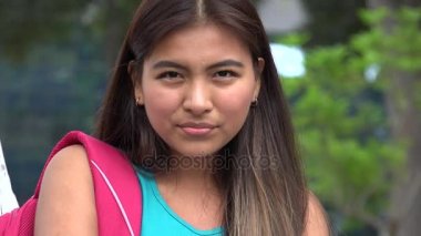 Mutsuz kız İspanyol Teen öğrenci