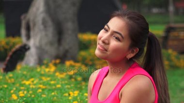 Mutlu kadın İspanyol Teen hayal