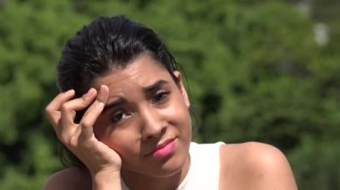 Karışık İspanyol oldukça genç kız vurguladı