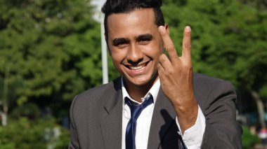 İş adamı ve zafer