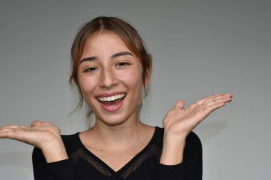 Azınlık kadın genç ve mutluluk