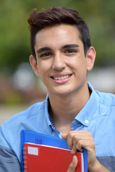 Glimlachend jongetje Student — Stockfoto