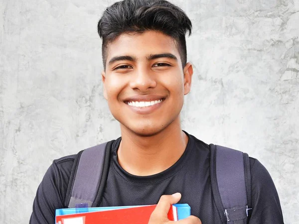 Smiling Diverse Boy Student — Stock Photo, Image