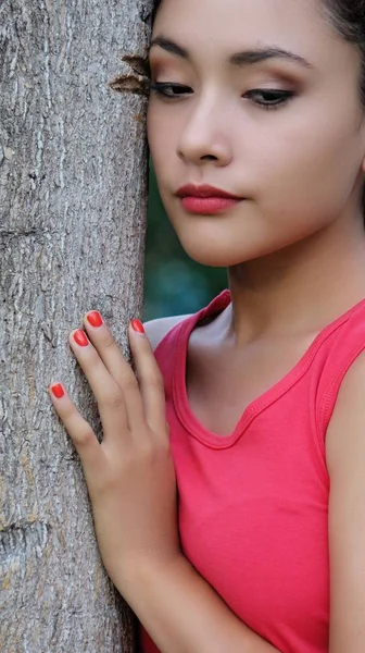 Persona joven solitaria — Foto de Stock