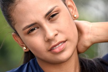 Mutlu Kolombiya kız