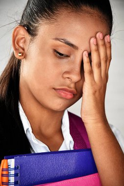 Üzgün azınlık kişi