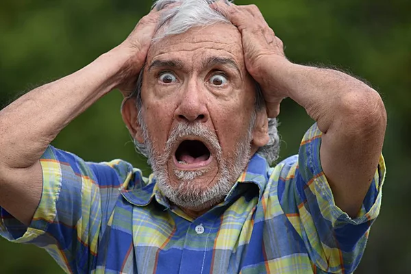 Nonno sotto stress — Foto Stock