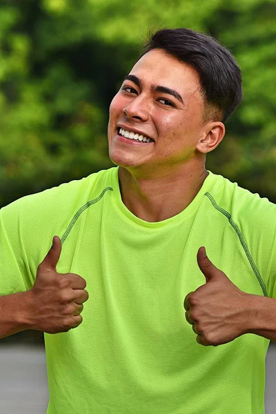 Boldog Kolumbiai ember — Stock Fotó