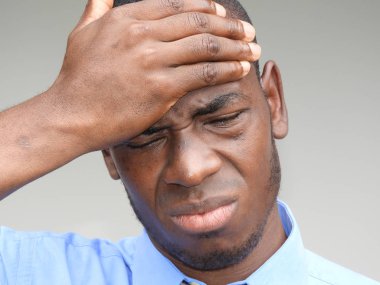 Siyah iş adamı ve stres