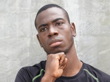 Düşünme atletik erkek atlet