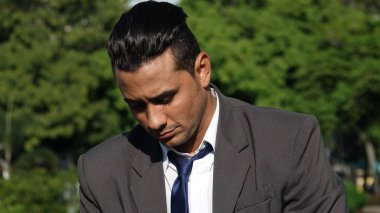 İş adamı ve üzüntü