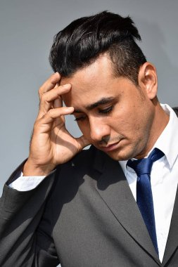İspanyol iş adamı ve endişe