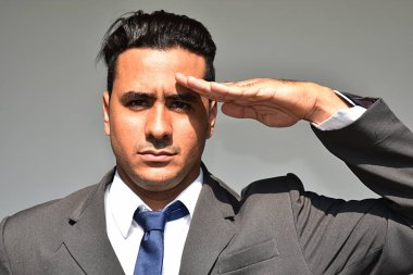 iş adamı selamlayan