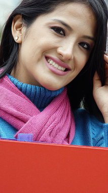 Genç Bayan üniversite öğrencisi