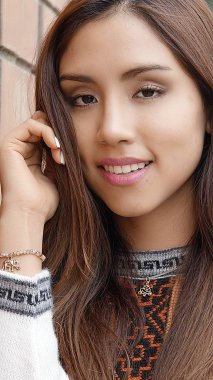 Happy Hispanic Woman