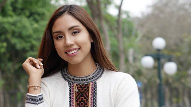 İspanyol kadın Park