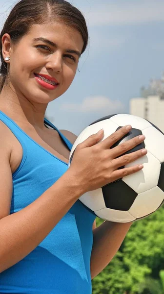 Female Soccer Player — Stock Photo, Image