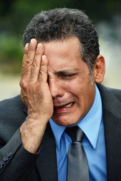 Crying Handsome Person — Stock Photo, Image