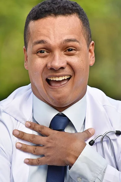 Hopeful Male Surgeon — Stock Photo, Image
