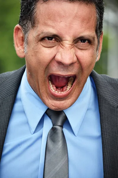 Businessman And Anger — Stock Photo, Image