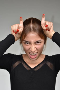 Şeytani Kolombiyalı kadın