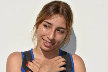 Umut dolu kadın genç