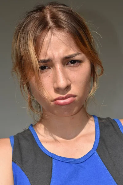 Unhappy Female Youngster — Stock Photo, Image