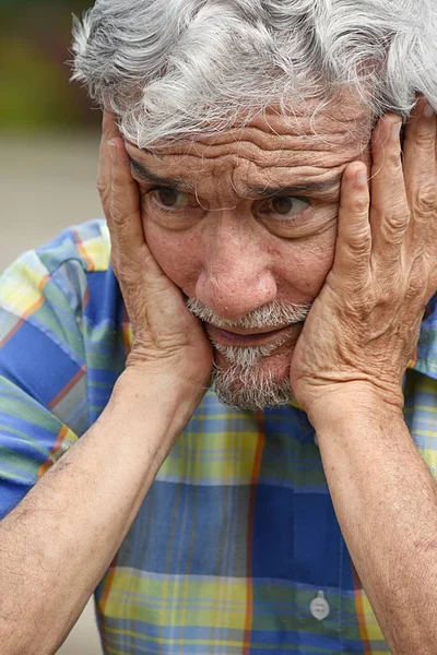 Colombiaanse volwassen mannetje en dementie — Stockfoto