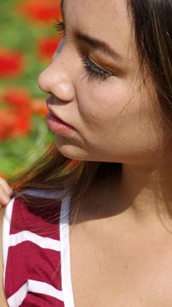 Mulher sem emoção Youngster — Fotografia de Stock