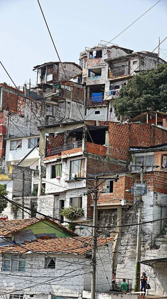 Casas Colombianas Barrio —  Fotos de Stock