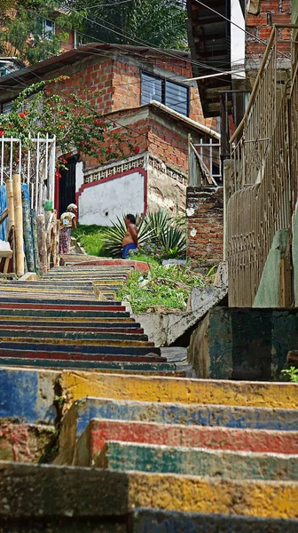 Лестница Колумбийского района — стоковое фото