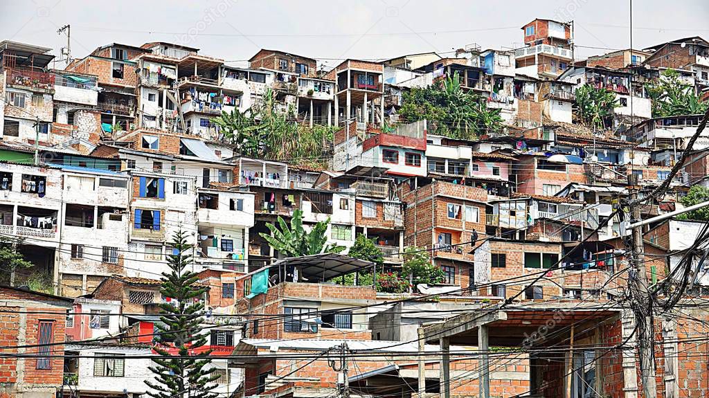 Homes In Colombian Barrio